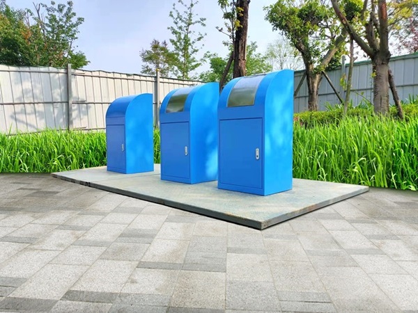 地埋（mái）式升降垃圾桶